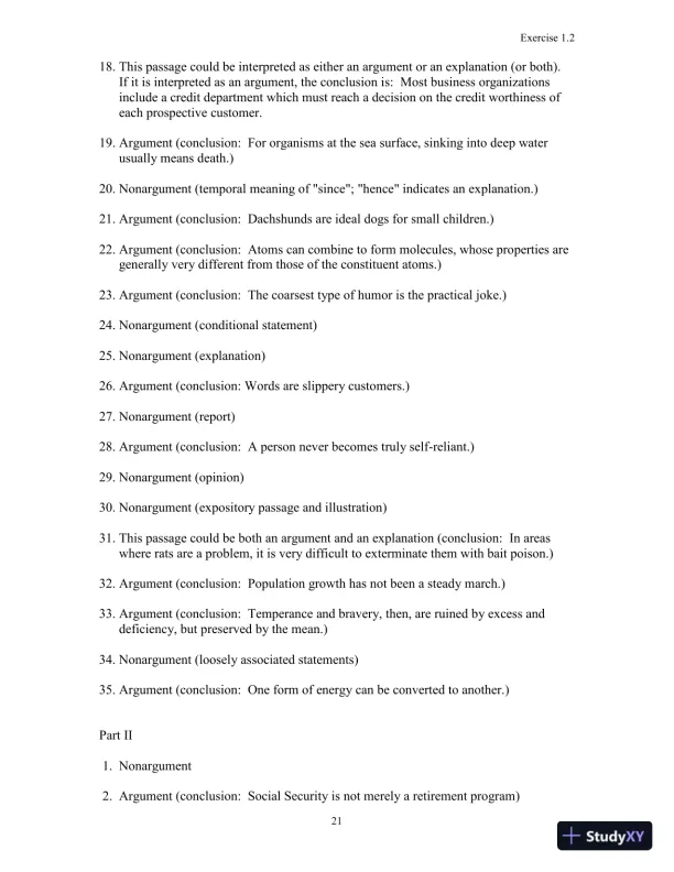 A Concise Introduction to Logic, 11th Edition Solution Manual - Page 8 preview image