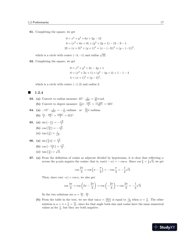 Test Bank for Calculus For Biology and Medicine , 4th Edition - Page 18 preview image