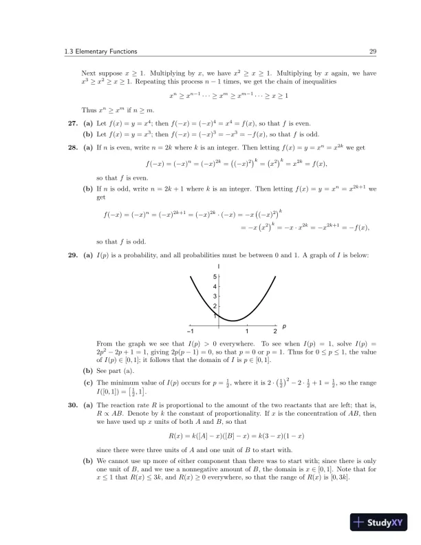 Test Bank for Calculus For Biology and Medicine , 4th Edition - Page 30 preview image