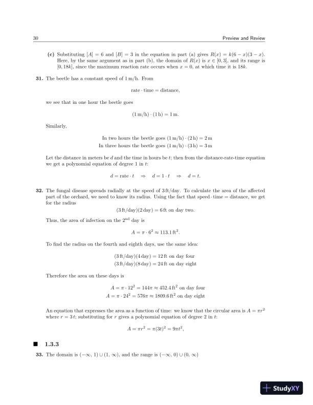 Test Bank for Calculus For Biology and Medicine , 4th Edition - Page 31 preview image