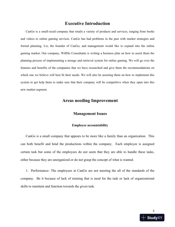 Week 8 BUSN460 Senior Project CanGo Analysis & Recommendations - Page 6 preview image