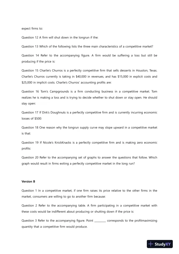 Liberty University ECON 213 Quiz 9 Complete Solutions Correct Answers Key - Page 3 preview image