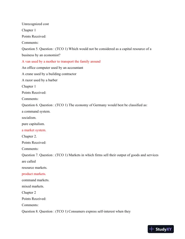 ECO312 Devry Midterm Exam Latest 2015 - Page 3 preview image