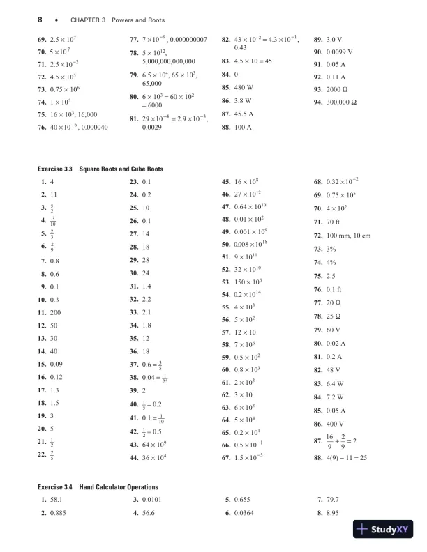 Solution Manual for Mathematics for Electricity and Electronics, 4th Edition - Page 14 preview image