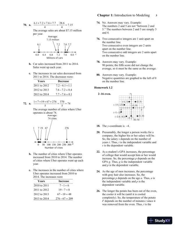 Solution Manual for Elementary and Intermediate Algebra: Functions and Authentic Applications, 3rd Edition - Page 9 preview image