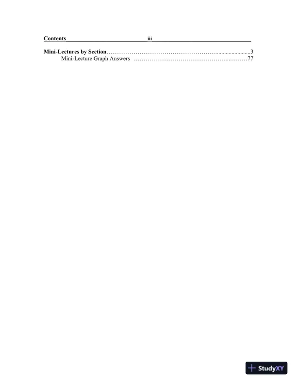 Revision Notes for Intermediate Algebra, 13th Edition - Page 3 preview image