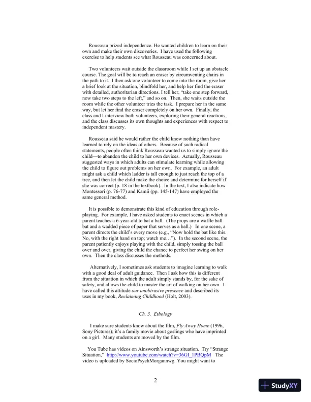 Lecture Notes for Theories of Development: Concepts and Applications, 6th Edition - Page 3 preview image