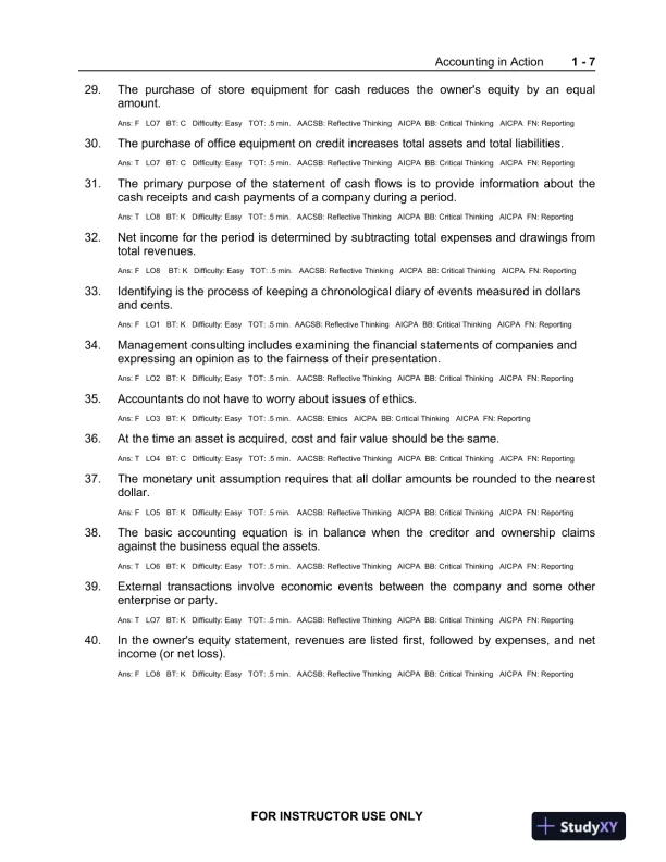Test Bank For Accounting Principles, 11th Edition - Page 8 preview image