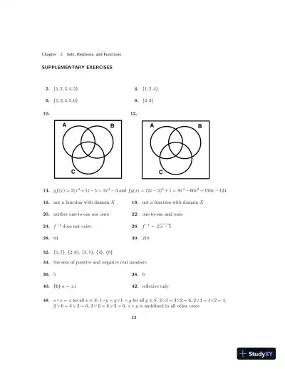 Solution Manual for Discrete Mathematics (Classic Version), 5th Edition - Page 18 preview image