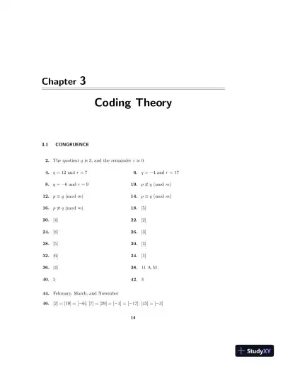 Solution Manual for Discrete Mathematics (Classic Version), 5th Edition - Page 20 preview image
