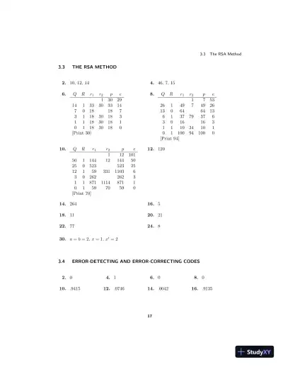 Solution Manual for Discrete Mathematics (Classic Version), 5th Edition - Page 23 preview image
