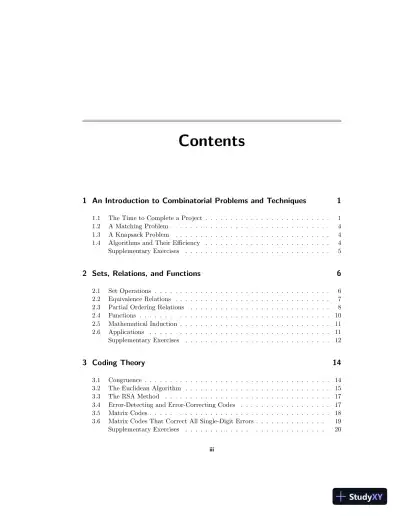 Solution Manual for Discrete Mathematics (Classic Version), 5th Edition - Page 3 preview image
