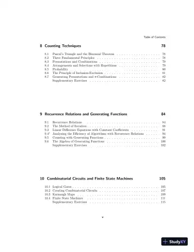 Solution Manual for Discrete Mathematics (Classic Version), 5th Edition - Page 5 preview image