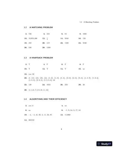 Solution Manual for Discrete Mathematics (Classic Version), 5th Edition - Page 9 preview image