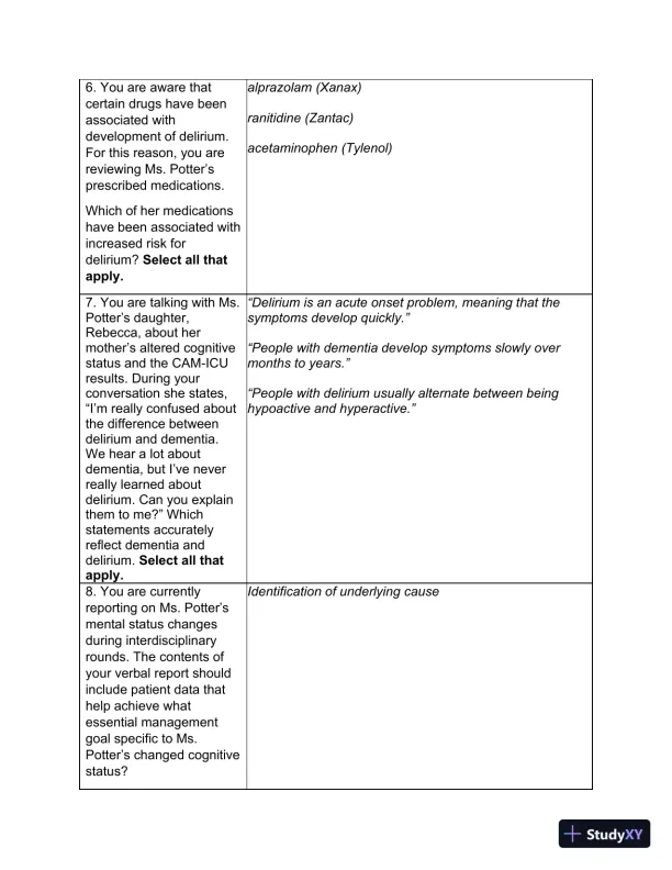 High-Acuity Nursing, 7th Edition Class Notes - Page 10 preview image