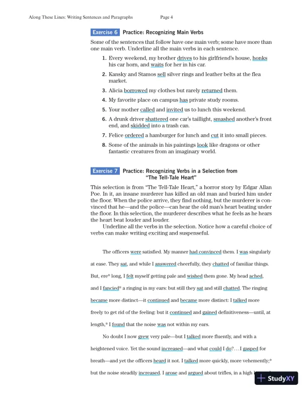 Solution Manual for Along These Lines: Writing Paragraphs and Essays with Writing from Reading Strategies, MLA Update, 7th Edition - Page 6 preview image