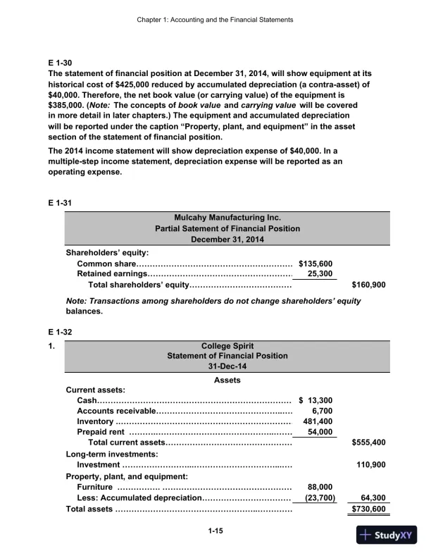 Cornerstones Of Financial Accounting, First Canadian Edition Solution Manual - Page 16 preview image