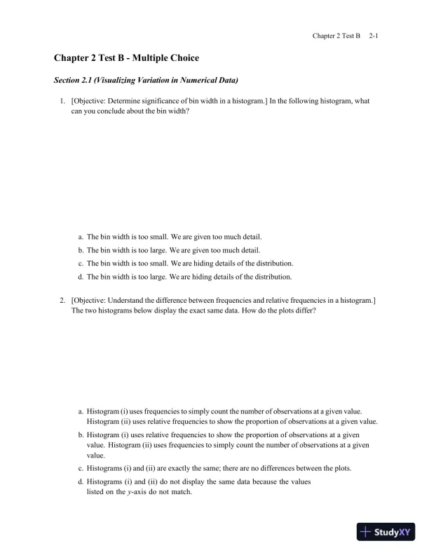 Solution Manual for Essential Statistics, 2nd Edition - Page 30 preview image