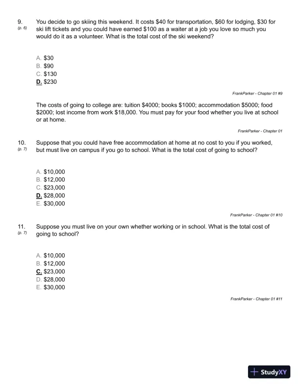 Microeconomics and Behaviour 5th Edition Test Bank - Page 14 preview image