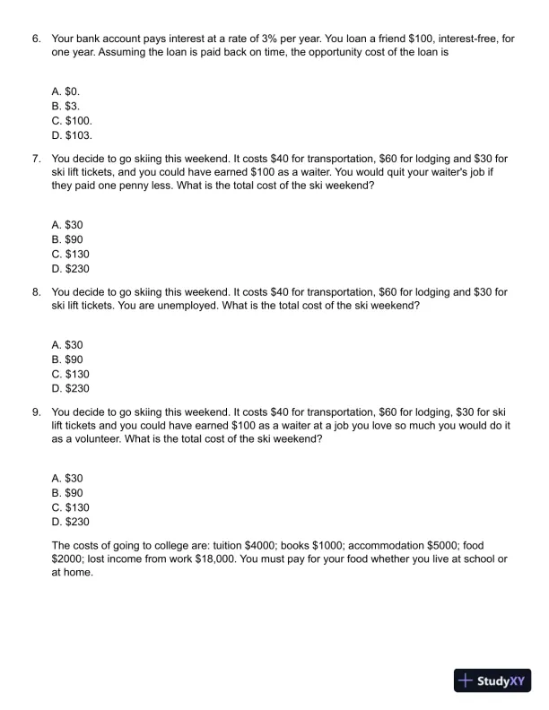 Microeconomics and Behaviour 5th Edition Test Bank - Page 3 preview image