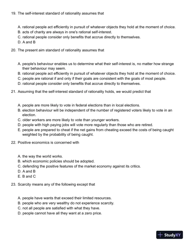 Microeconomics and Behaviour 5th Edition Test Bank - Page 6 preview image