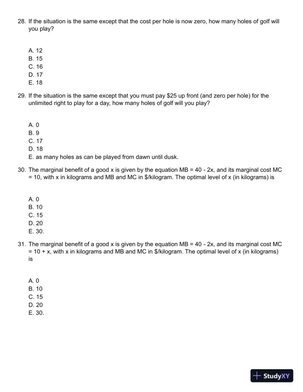 Microeconomics and Behaviour 5th Edition Test Bank - Page 8 preview image