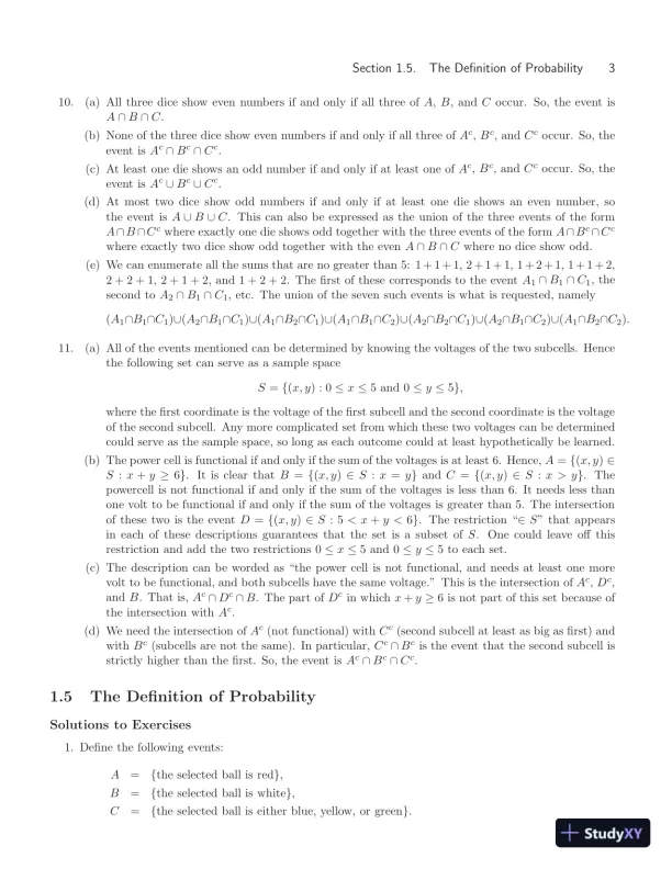 Solution Manual for Probability and Statistics, 4th Edition - Page 10 preview image