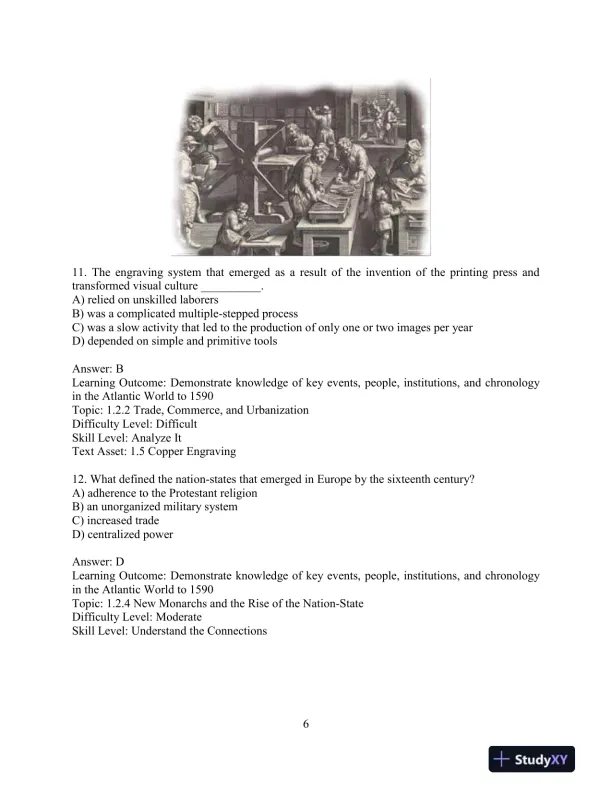 Test Bank for Visions of America: A History of the United States, Volume 1, 3rd Edition - Page 9 preview image