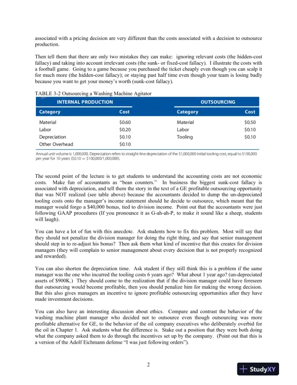 Managerial Economics, 3rd Edition Class Notes - Page 10 preview image