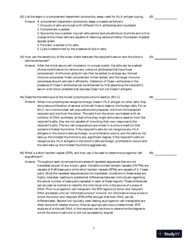 Clinical Laboratory Immunology, 1st Edition Test Bank - Page 23 preview image