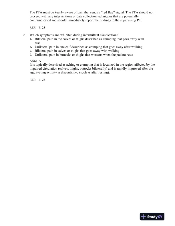 Fundamental Orthopedic Management for the Physical Therapist Assistant, 4th Edition Test Bank - Page 13 preview image