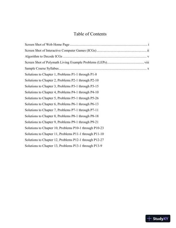 Essentials of Chemical Reaction Engineering, 2nd Edition Solution Manual - Page 3 preview image