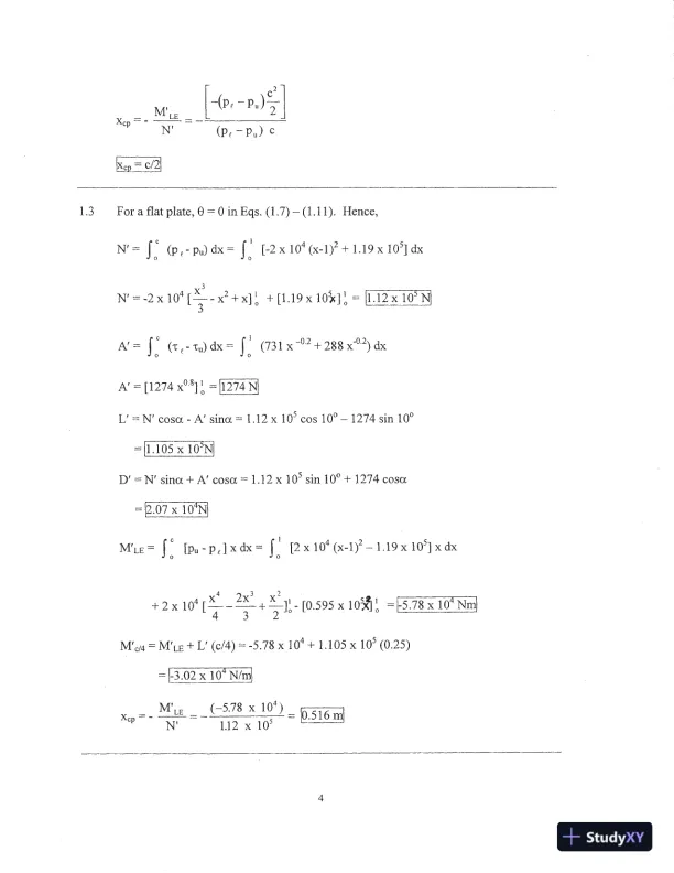 Solution Manual For Fundamentals of Aerodynamics, 6th Edition - Page 5 preview image
