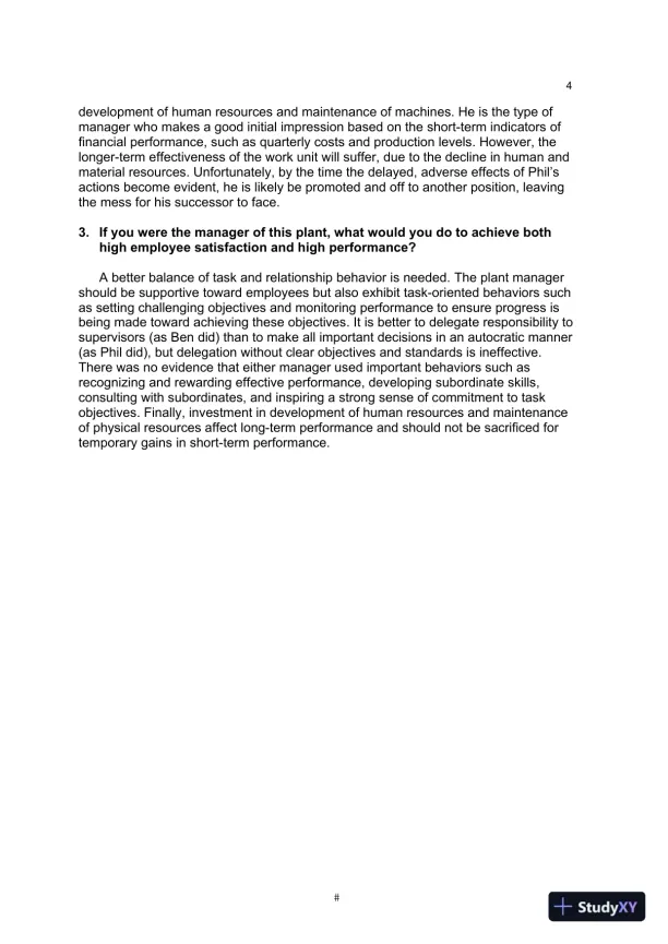 Solution Manual for Leadership in Organizations, 9th Edition - Page 8 preview image