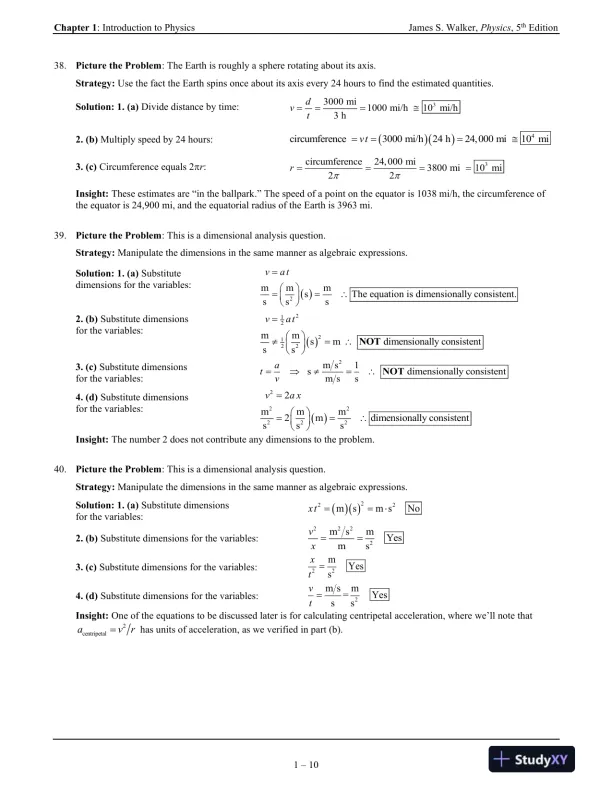 Solution Manual for Physics, 5th Edition - Page 11 preview image