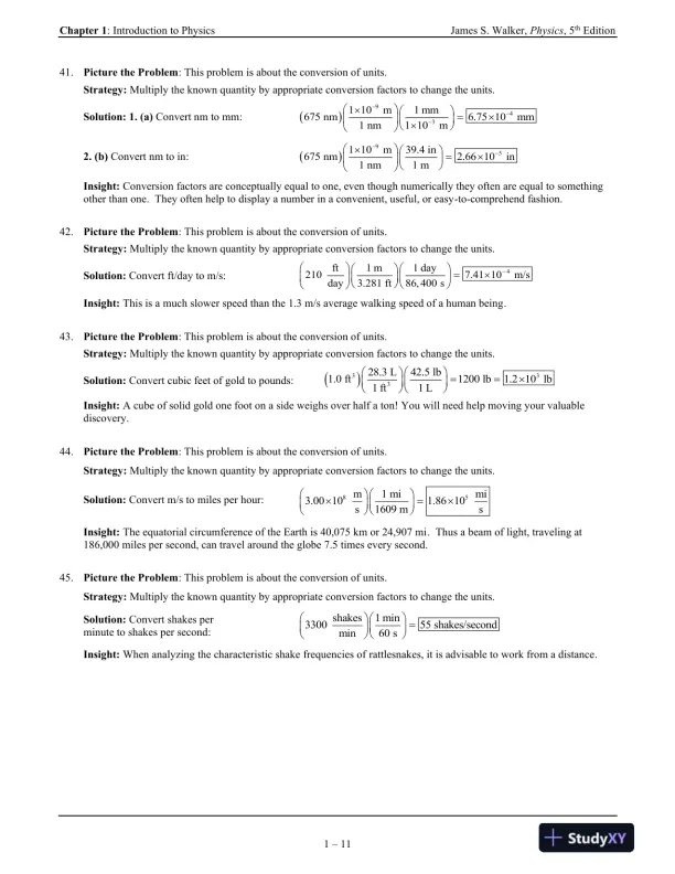 Solution Manual for Physics, 5th Edition - Page 12 preview image