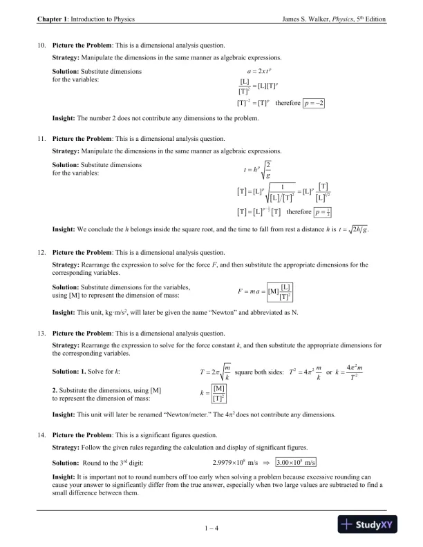 Solution Manual for Physics, 5th Edition - Page 5 preview image
