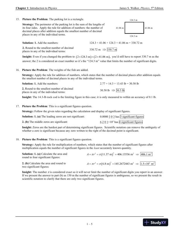 Solution Manual for Physics, 5th Edition - Page 6 preview image