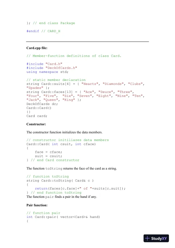 Development of a Poker Game Application Using Object-Oriented Programming Techniques - Page 8 preview image