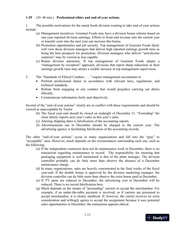Solution Manual For Cost Accounting, 14th Edition - Page 12 preview image