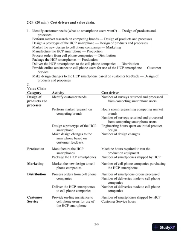 Solution Manual For Cost Accounting, 14th Edition - Page 26 preview image