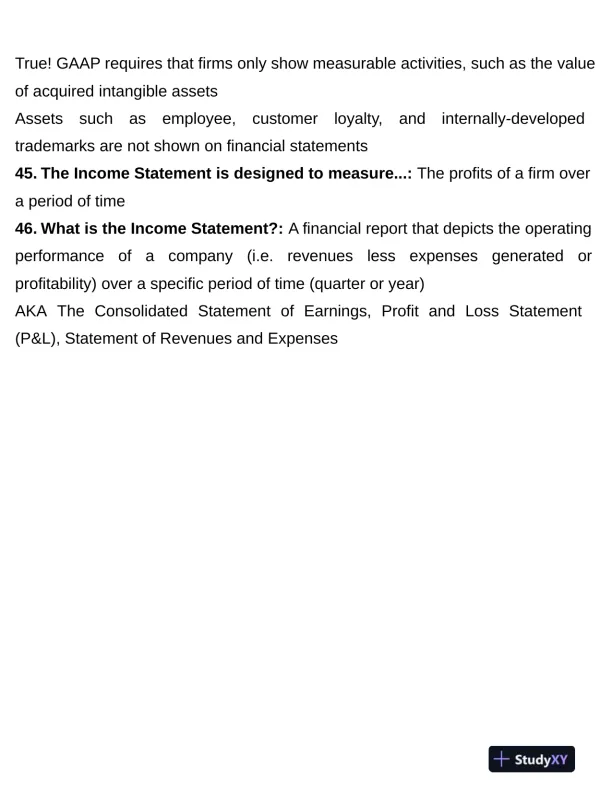 2023 Wall Street Accounts Course Exam With Answers (222 Solved Questions) - Page 11 preview image