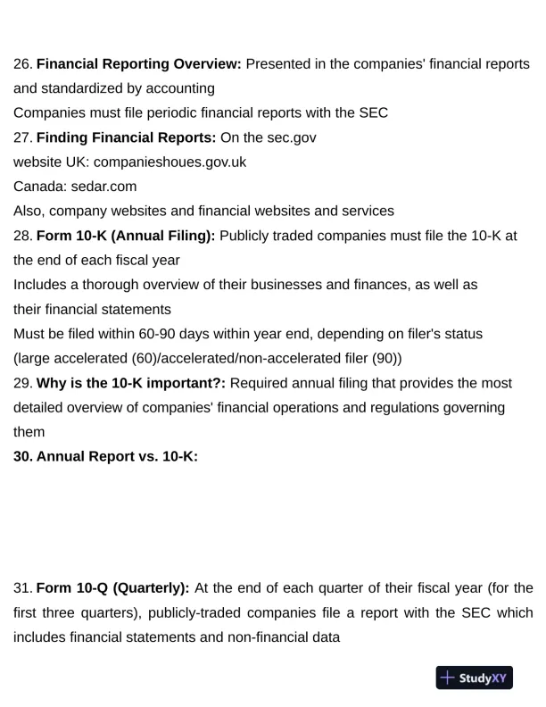 2023 Wall Street Accounts Course Exam With Answers (222 Solved Questions) - Page 8 preview image