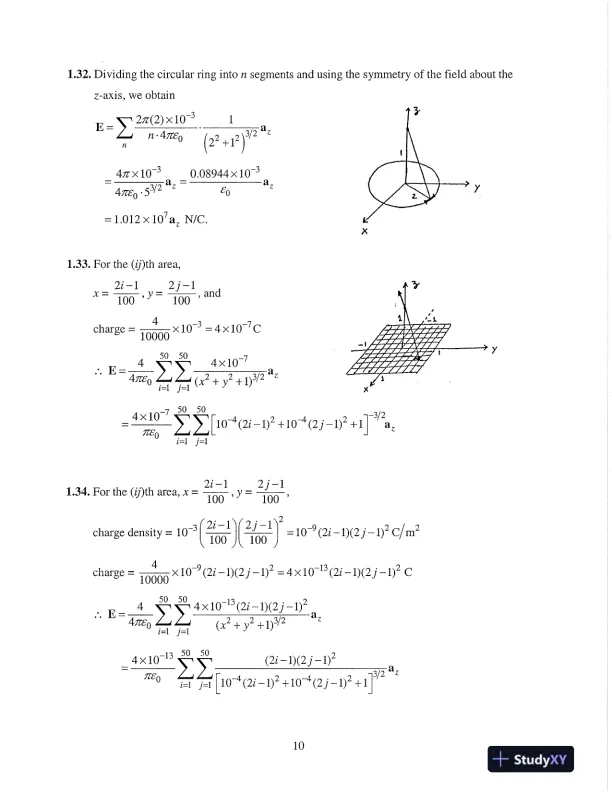 Solution Manual for Fundamentals of Electromagnetics for Electrical and Computer Engineering, 1st Edition - Page 13 preview image