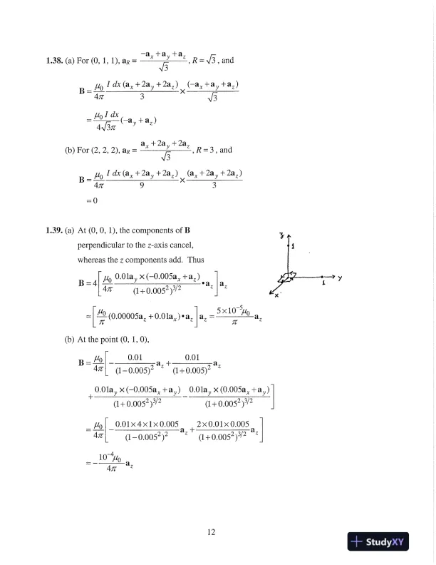 Solution Manual for Fundamentals of Electromagnetics for Electrical and Computer Engineering, 1st Edition - Page 15 preview image
