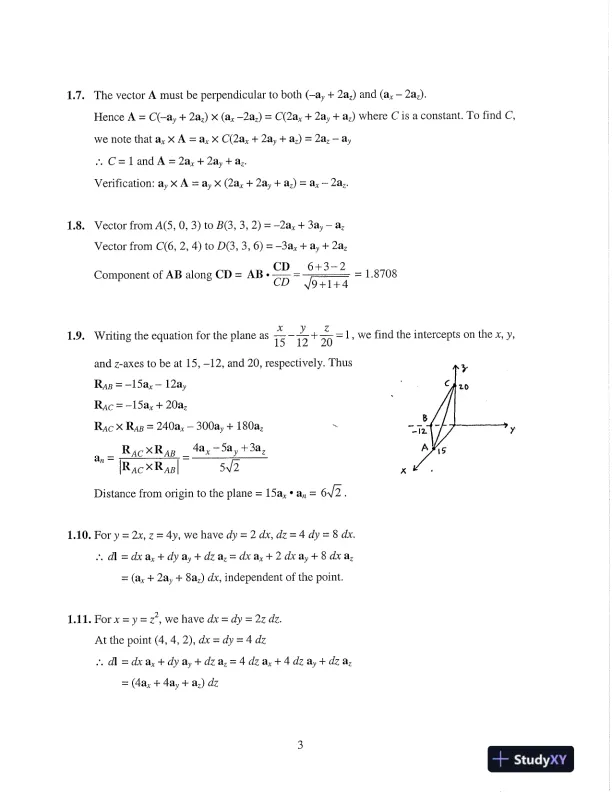 Solution Manual for Fundamentals of Electromagnetics for Electrical and Computer Engineering, 1st Edition - Page 6 preview image