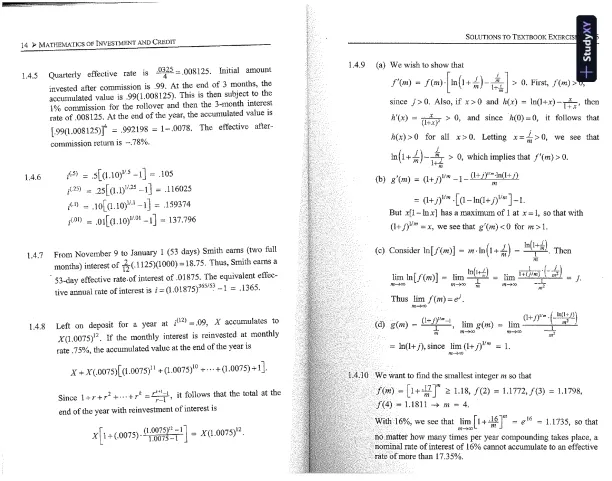 Solution Manual For Mathematics Of Investment And Credit, 5th Edition - Page 9 preview image