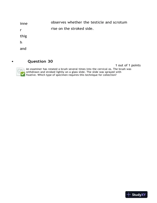 2021-2022 NURS6512 Nursing Diagnosis Final Exam With Answers (100 Solved Questions) - Page 16 preview image