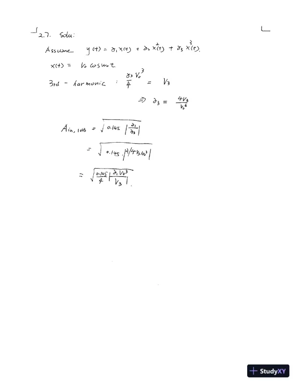 Solution Manual For Rf Microelectronics, 2nd Edition - Page 11 preview image
