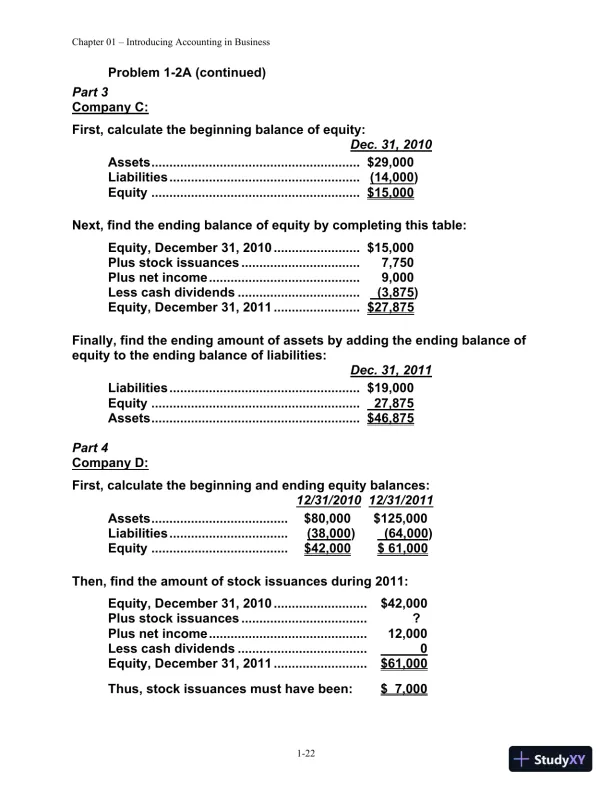 Solution Manual for Financial Managerial Accounting, 4th edition - Page 23 preview image